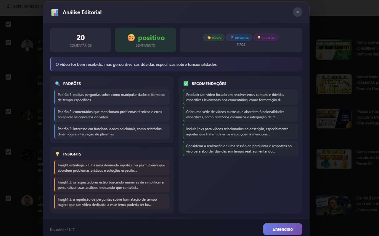 EngageAI - Gerando Respostas